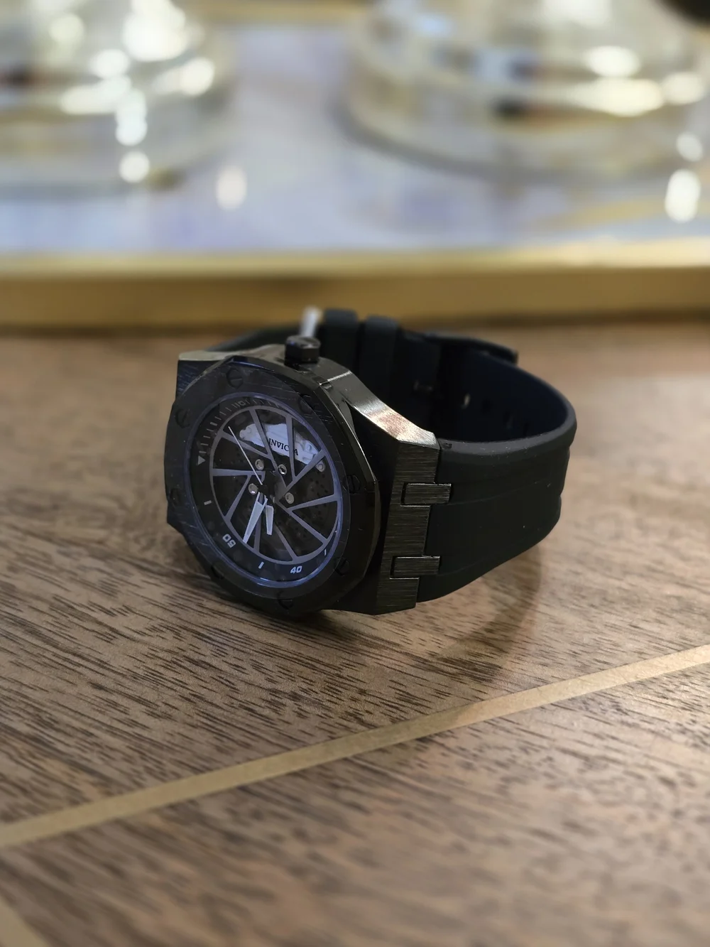 Invicta Pro Diver 15000 Black Titanium Watch with Black & Silver Dial#prodiver